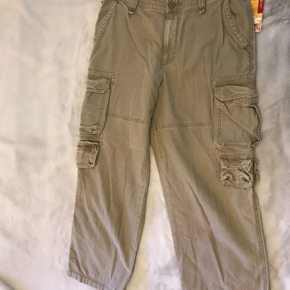 Mossimo Supply Co. Cargo Pants Mens 36/30 khaki